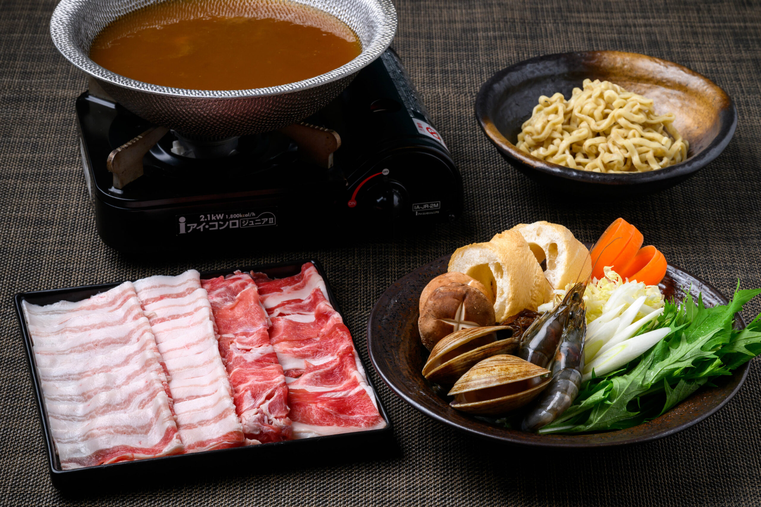 出汁を味わう あぐー豚しゃぶ鍋